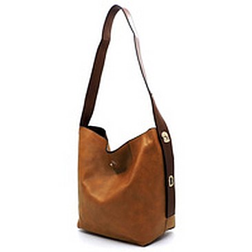 Fashion Twist Lock 2-in-1 Shoulder Bag