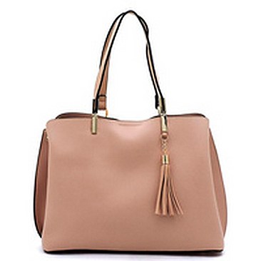 Fashion Tassel Multi Compartment Satchel