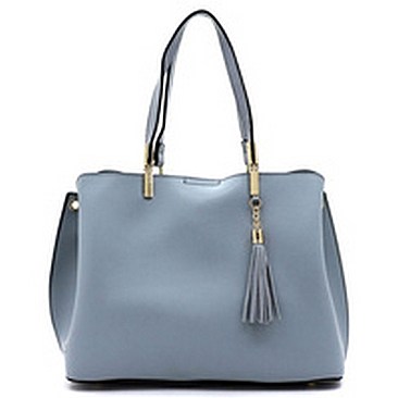 Fashion Tassel Multi Compartment Satchel