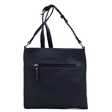 Multi-Pocket Cross Body Messenger