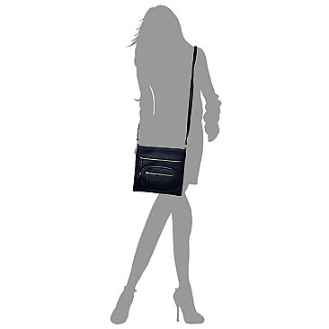 Multi-Pocket Cross Body Messenger
