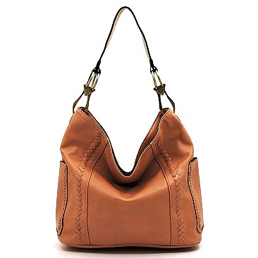 Fashion Whipstitch Bucket Shoulder Bag