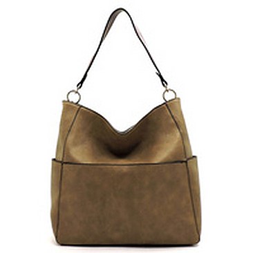 Fashion Shoulder Bag with Whip stitched Strap