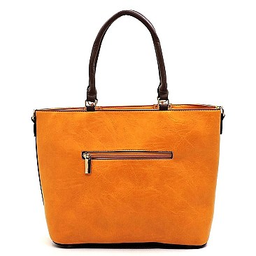 Laser Cut Stripe 3-in-1 Shopper
