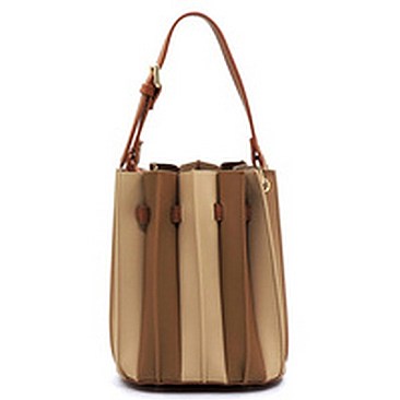 Multi Accordion Stripe 2-in-1 Bucket Bag