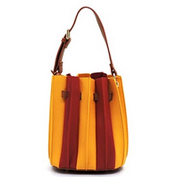 Multi Accordion Stripe 2-in-1 Bucket Bag