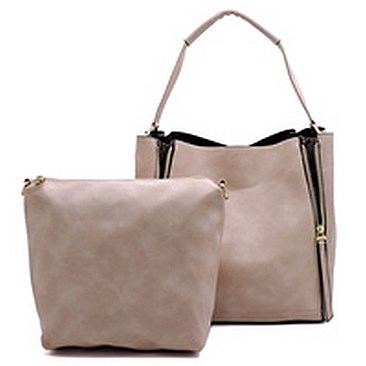 Fashion Zipper Python 2-in-1 Bucket