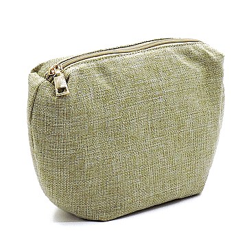 Medium 2 in 1 Cut-Out Mixed-Material Round Handle Satchel