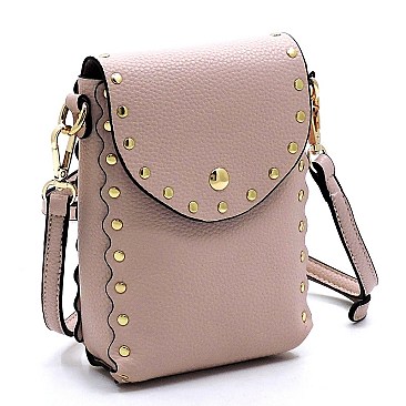 Fashion Studded Cell Phone Purse