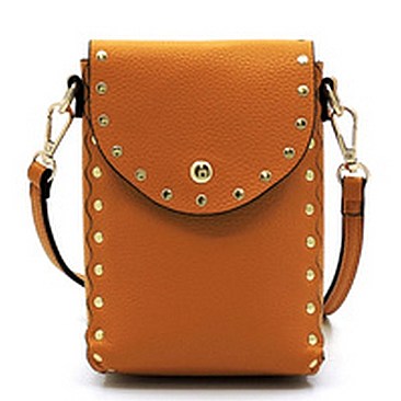 Fashion Studded Cell Phone Purse