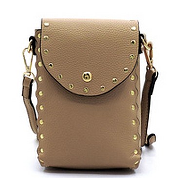 Fashion Studded Cell Phone Purse