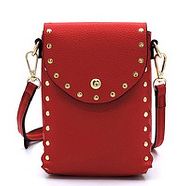 Fashion Studded Cell Phone Purse