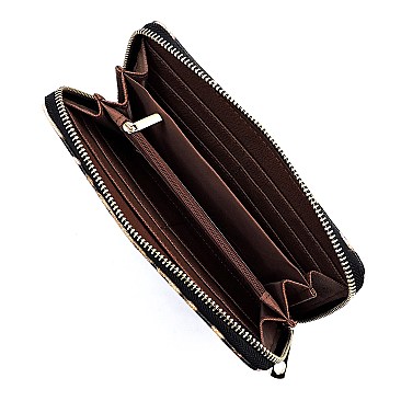Fashion Leopard Trim 2-in-1 Shoulder Bag & Wallet Set