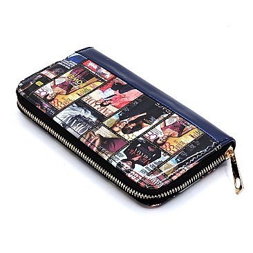 Magazine Cover Collage See Thru 3-in-1 Shopper