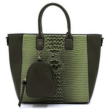 Croc Alligator 2-in-1 Shopper
