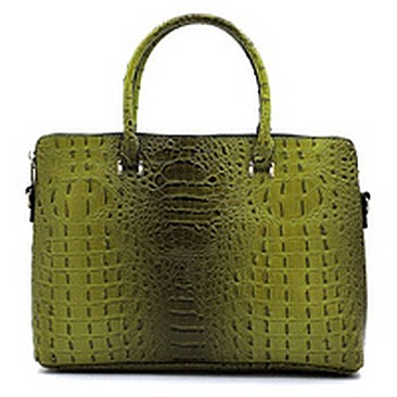Croc Alligator Brief Bag Laptop Case