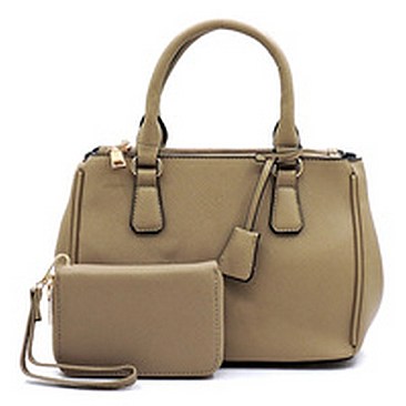 Saffiano Textured 2-in-1 Satchel