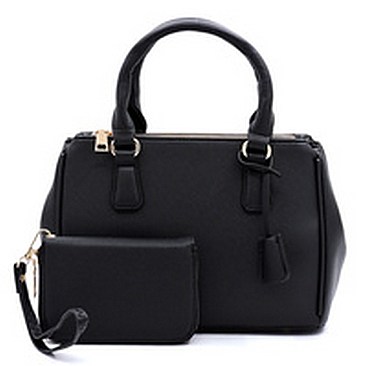 Saffiano Textured 2-in-1 Satchel