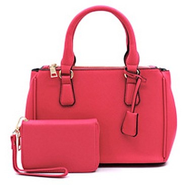 Saffiano Textured 2-in-1 Satchel