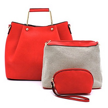 Fashion Top Handle 3-in-1 Satchel