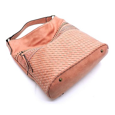 Fashion Woven 2-in-1 Shoulder Bag Hobo