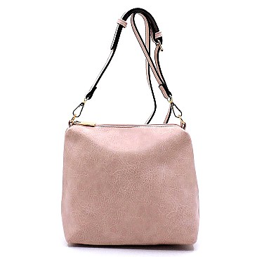 2 in 1 Tassel Accent Braided Strap Hobo