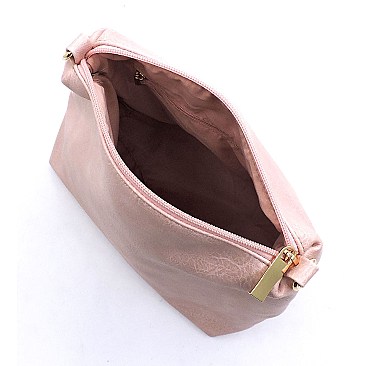 2 in 1 Tassel Accent Braided Strap Hobo