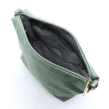 3-in-1 Python Snake Skin Satchel