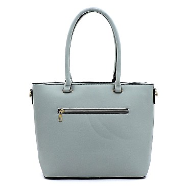 2-in-1 Embossed Shopper Wallet Set