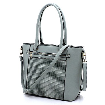 2-in-1 Embossed Shopper Wallet Set