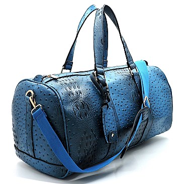 Crocodile 2-in-1 Duffel & Makeup Pouch Set