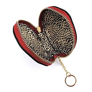 3-in-1 Leopard Flower Crossbody Set