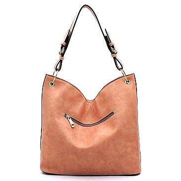 Fashion Whipstitch Chain 2-in-1 Shoulder Bag Hobo