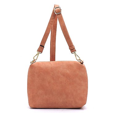 Fashion Whipstitch Chain 2-in-1 Shoulder Bag Hobo
