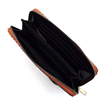 3-in-1 Stylish Multi Graffiti Queen Bee Stripe Top Handle Satchel