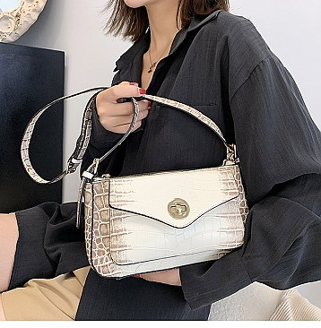 TRENDY ANIMAL PRINT SLING CROSS BODY BAG