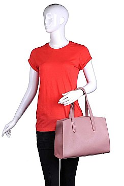 LUXURY CALYX PEBBLED VEGAN SATCHEL BAG WITH LONG STRAP JY-20241