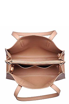 LUXURY CALYX PEBBLED VEGAN SATCHEL BAG WITH LONG STRAP JY-20241