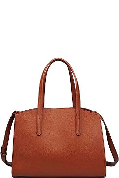 LUXURY CALYX PEBBLED VEGAN SATCHEL BAG WITH LONG STRAP JY-20241