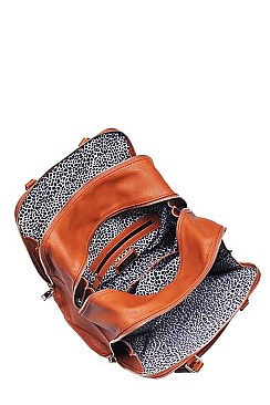 TRENDY ADRIANA SATCHEL BAG WITH LONG STRAP JY-20258