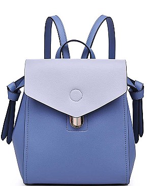 STYLISH LUXURY REMY TWO TONE BACKPACK