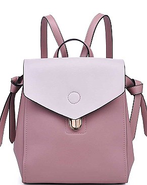 STYLISH LUXURY REMY TWO TONE BACKPACK