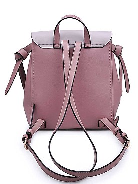 STYLISH LUXURY REMY TWO TONE BACKPACK