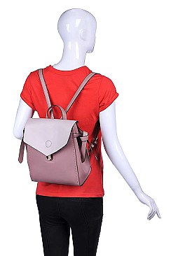 STYLISH LUXURY REMY TWO TONE BACKPACK