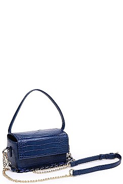 TEXTURED CROSSBODY BAG
