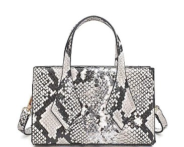 HOLLAND SNAKESKIN LEATHER STYLE MINI CROSSBODY BAG