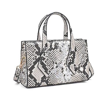 HOLLAND SNAKESKIN LEATHER STYLE MINI CROSSBODY BAG