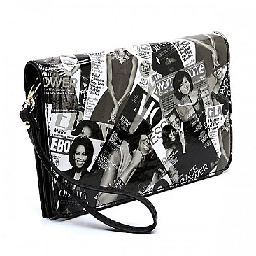 Michelle Obama Magazine Cover Clutch