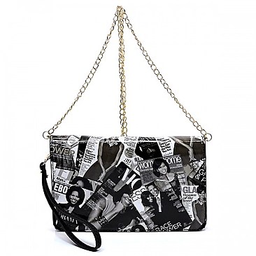 Michelle Obama Magazine Cover Clutch