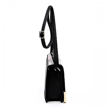 Obamas Magazine Cover Collage Flap Over Crossbody
